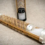 Firefly transparent rainstick rain flute