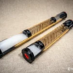 Firefly transparent rainstick rain flute