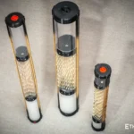 Firefly transparent rainstick rain flute