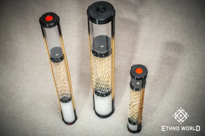 Firefly transparent rainstick rain flute