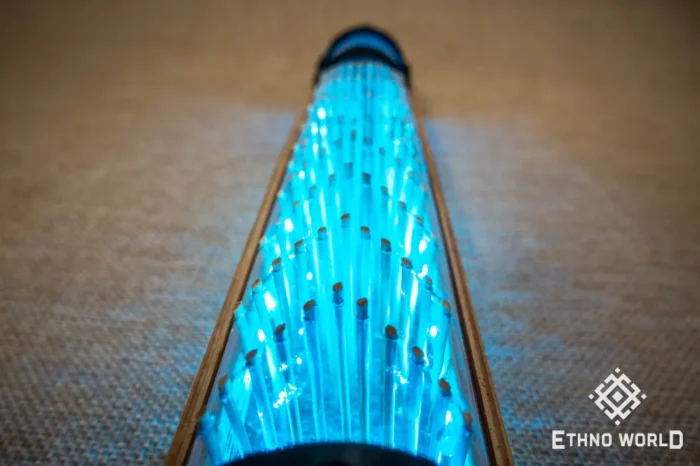 Firefly transparent rainstick rain flute