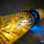 Quark transparent rainstick flute