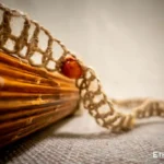 Rainbow flute rainstick made from a plant