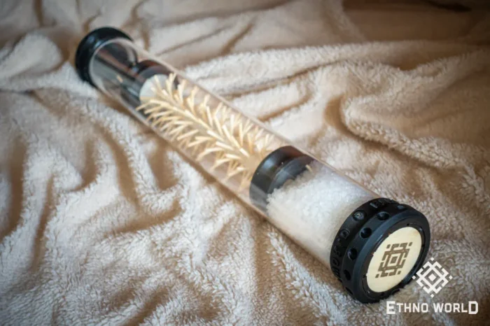 Taipan transparent rainstick percussion