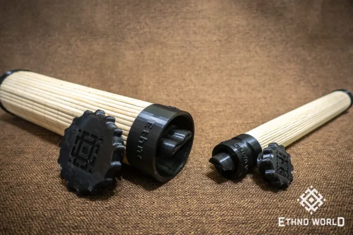 Bamboo instrument cases collection, various sizes
