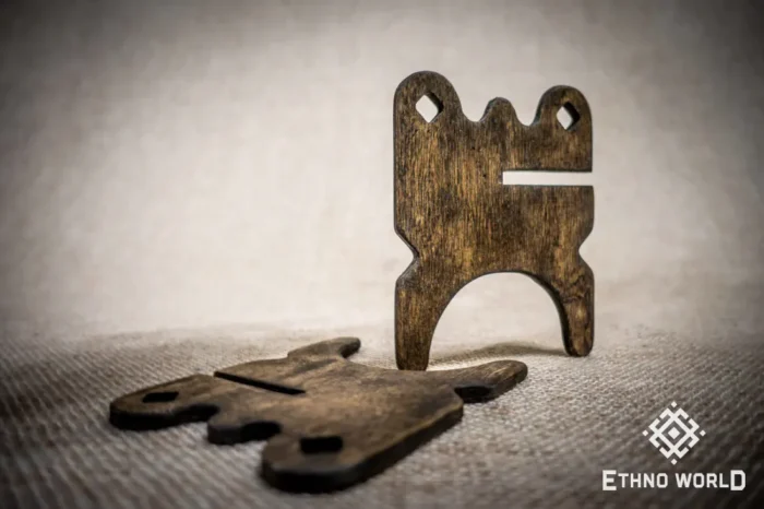 Foldable wooden stand for Kalimba Cave