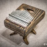 Kalimba Cave metal tines close-up view