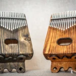 Kalimba Cave metal tines close-up view