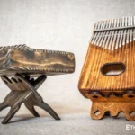 Kalimba Cave metal tines close-up view