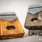 Kalimba Cave metal tines close-up view