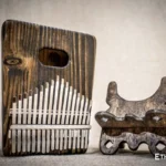 Kalimba Cave metal tines close-up view