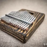 Kalimba Cave metal tines close-up view