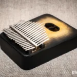 Kalimba Cave metal tines close-up view