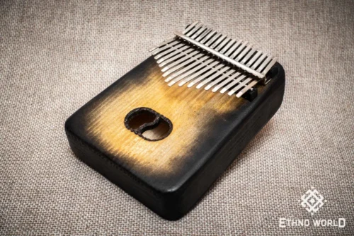 Kalimba Cave metal tines close-up view