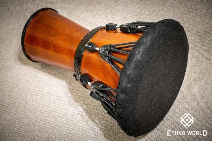 Drum head cover for djembe, conga, ashiko, and doumbek