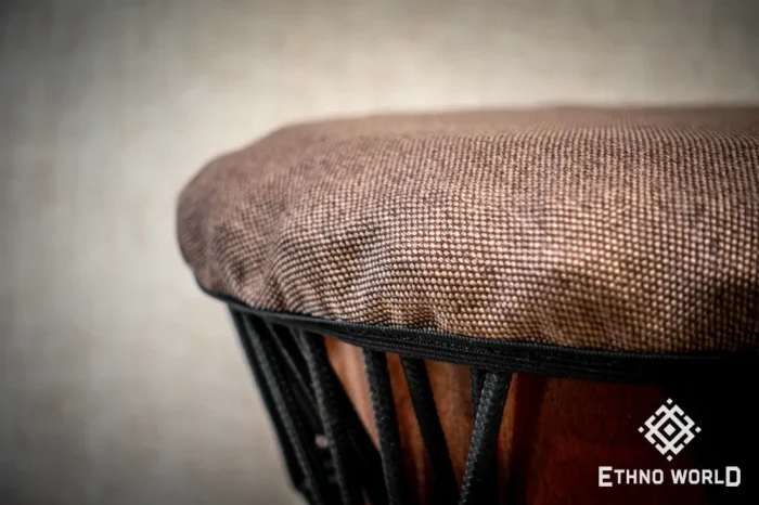 Drum head cover for djembe, conga, ashiko, and doumbek