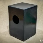 Deep Space Cajon percussion drum with bass control, handmade wooden drum by Ethno World