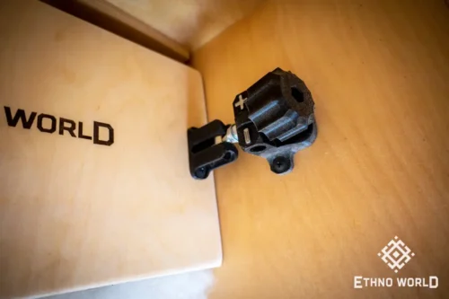 Deep Space Cajon percussion drum with bass control, handmade wooden drum by Ethno World