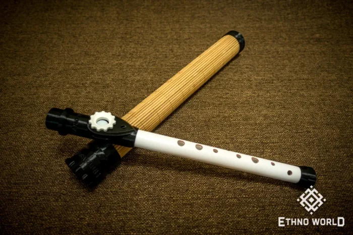 Dzhura Sopilka + Kazzo chromatic flute 2in1