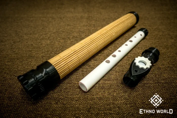 Dzhura Sopilka + Kazzo chromatic flute 2in1