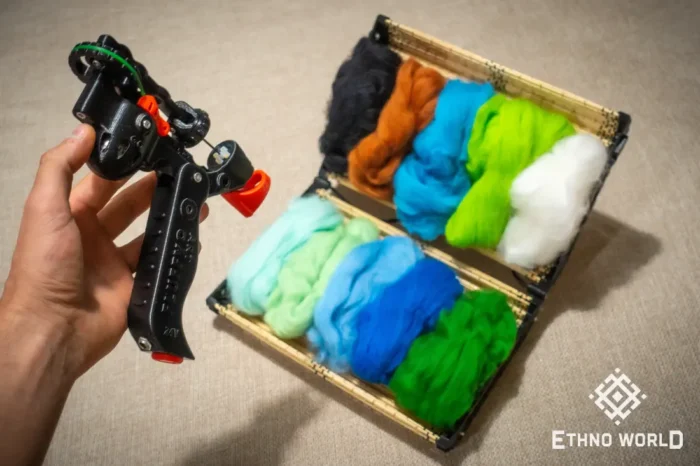 Felting Go wool felting machine for 1–5 needles