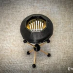 Kalimba Pepino, mbira mini 8 tones. Handmade tongue musical instrument