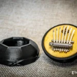 Kalimba Pepino, mbira mini 8 tones. Handmade tongue musical instrument