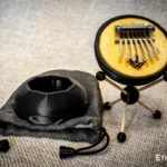 Kalimba Pepino, mbira mini 8 tones. Handmade tongue musical instrument