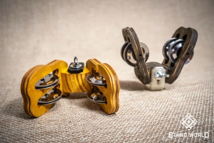 Mion Heel wooden tambourine with heel mounting