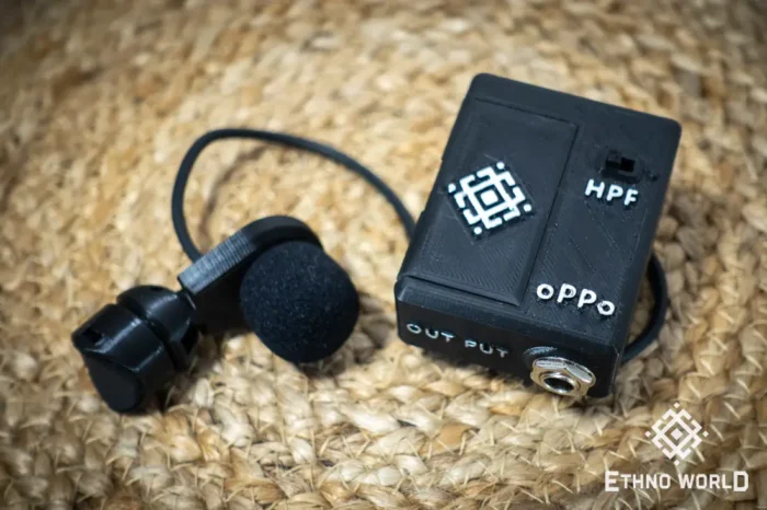 Oppo Sound Wind Instrument active pickup with mounting clip for flute and sopilka