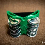 Spider Boost tambourine with foot and hand mounting