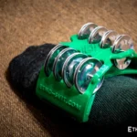 Spider Boost tambourine with foot and hand mounting