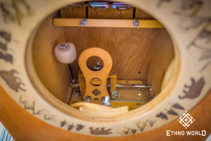 Tractor bass pedal for cajon