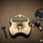 Tuatara Kalimba – 21 tones with hammer and pickup