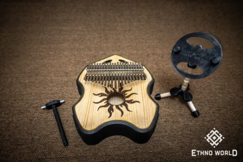 Tuatara Kalimba – 21 tones with hammer and pickup
