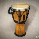 Dinky Djembe compact African percussion drum with goatskin head