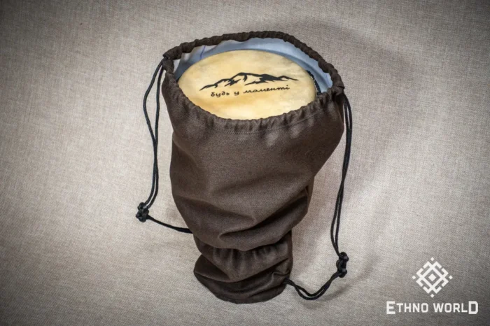 Dinky Djembe compact African percussion drum with goatskin head