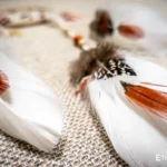 Medium ethnic dreamcatcher, woven dream web with feathers and beads, rustic home decoration, Ethno World